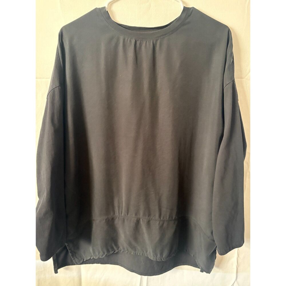 Zara Black Long Sleeve Top